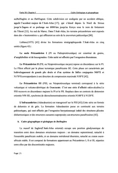 Caractérisation physico-chimique des roches magmatiques de Boumalne