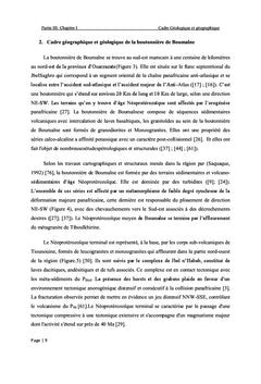 Caractérisation physico-chimique des roches magmatiques de Boumalne