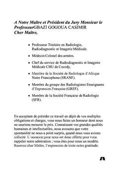 IRM des pathologies sellaires et suprasellaires au CHU de Treichville