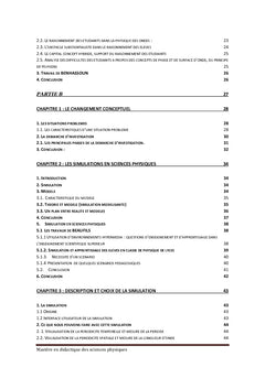 Scenario dynamique pour l'enseignement fonde sur la simulation