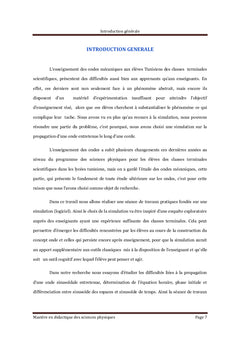 Scenario dynamique pour l'enseignement fonde sur la simulation