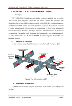 Fabrication de la signalétique de tradex
