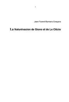 La Naturévasion de Giono et de Le Clézio