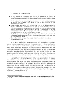 L'avortement médicalisé et sécurisé en droit congolais