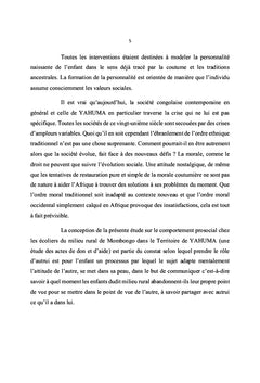 Comportement prosocial chez les écoliers du milieu rural de Mombongo