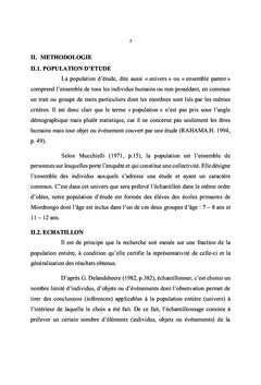 Comportement prosocial chez les écoliers du milieu rural de Mombongo