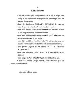 Identification et Évaluation de la protection des singes du Sankuru
