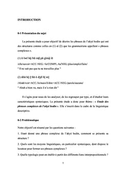 Etudes des phrases complexes de l'akye bodin