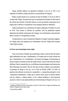 Etudes des phrases complexes de l'akye bodin