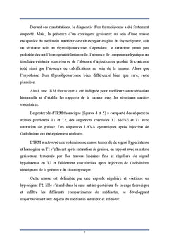 Imagerie du Thymolipome