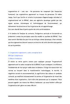 Contextualiser et dimensionner la GRHxC dans une organisation