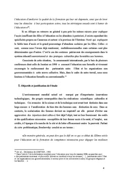 Déperditions scolaires féminines dans l'extrême nord Cameroun