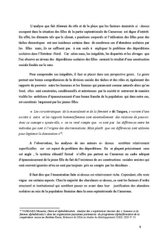 Déperditions scolaires féminines dans l'extrême nord Cameroun