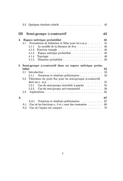 Quelques aspects de la théorie du point fixe pour les semi-groupes