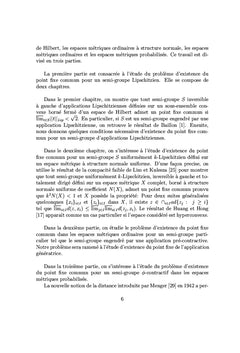 Quelques aspects de la théorie du point fixe pour les semi-groupes