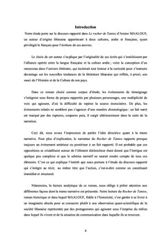 Le fonctionnement du discours rapporté dans Le Rocher de Tanios d'Amin