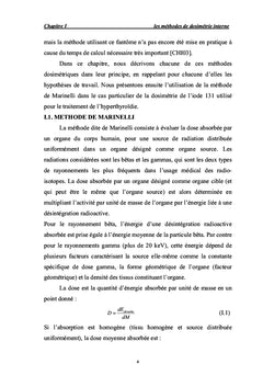 Dosimetrie Interne et Methode Monte-Carlo