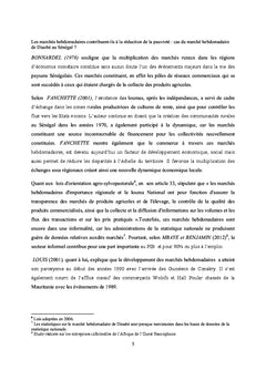 Les Marches Hebdomadaires contribuent-ils A reduire la pauvrete ?