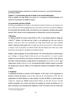 Les Marches Hebdomadaires contribuent-ils A reduire la pauvrete ?