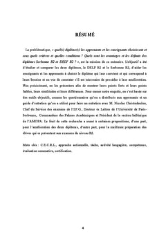 Étude comparative du Sorbonne B2 et du DELF B2