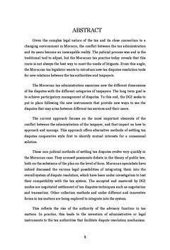 Le règlement amiable du litige fiscal au Maroc