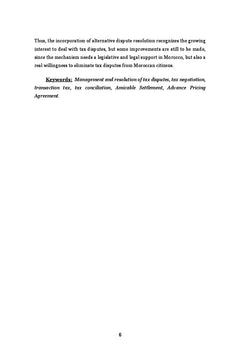 Le règlement amiable du litige fiscal au Maroc
