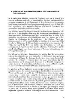 Protection internationale de l'environnement