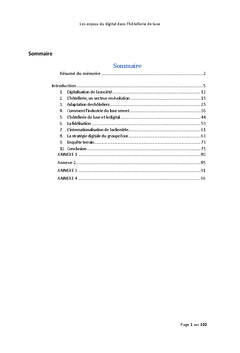 Les enjeux du digital dans l'hôtellerie de luxe