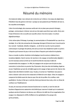 Les enjeux du digital dans l'hôtellerie de luxe