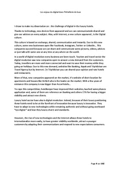 Les enjeux du digital dans l'hôtellerie de luxe