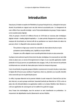 Les enjeux du digital dans l'hôtellerie de luxe