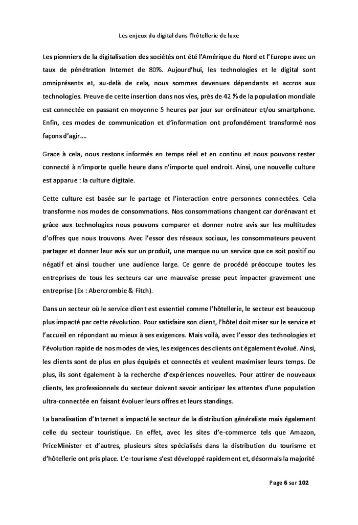 Les enjeux du digital dans l'hôtellerie de luxe