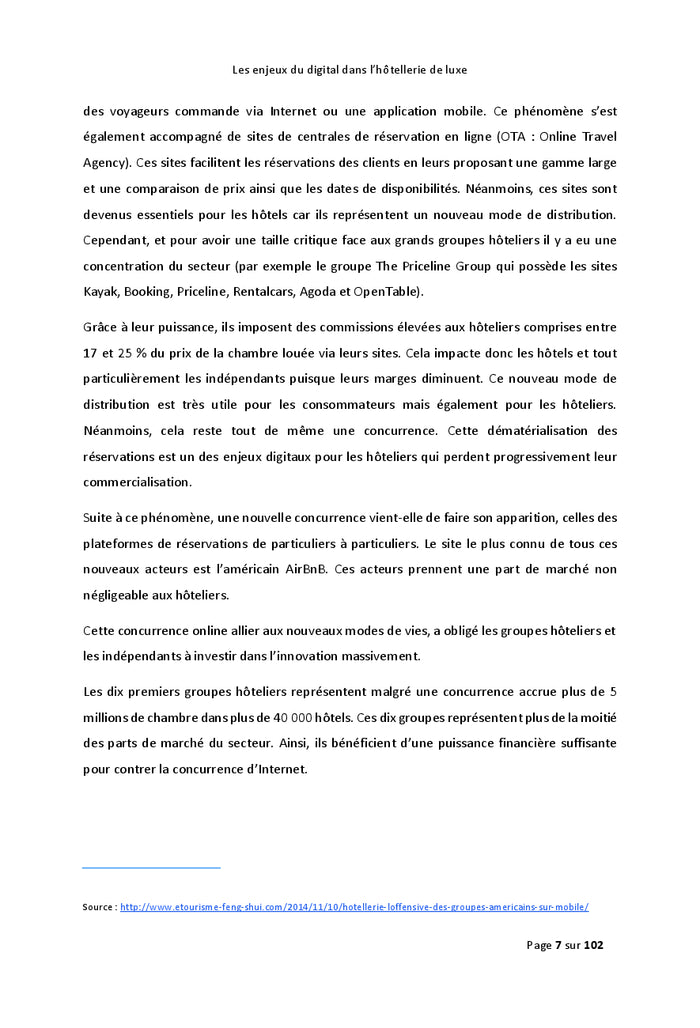 Les enjeux du digital dans l'hôtellerie de luxe