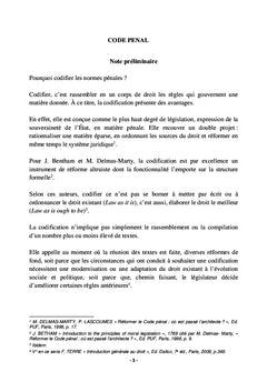 Le Code Pénal Ivoirien (Tome I)