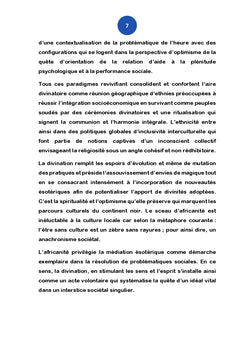 Divination et Anatocisme Culturel