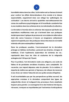 Divination et Anatocisme Culturel