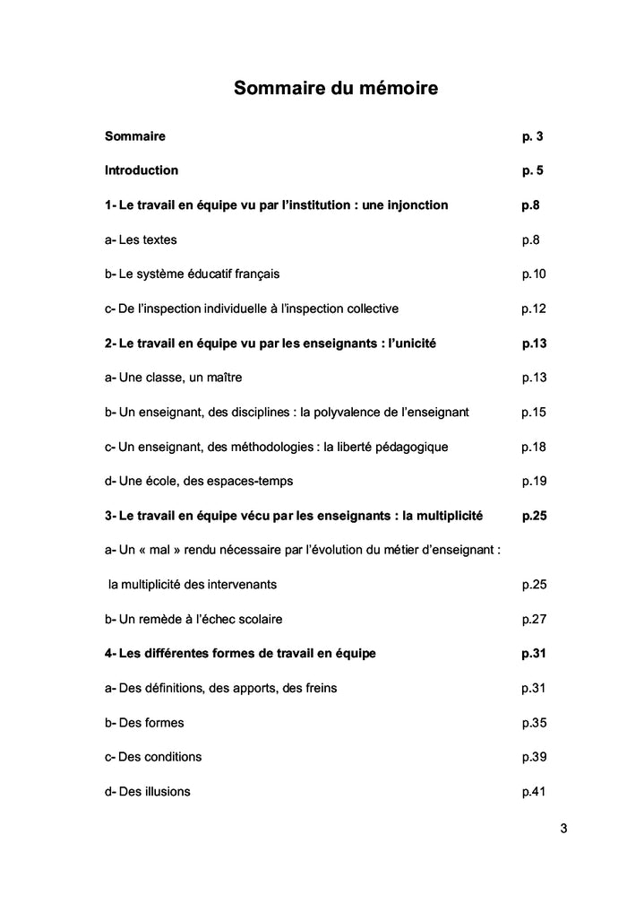 Le travail en équipe à l'école primaire
