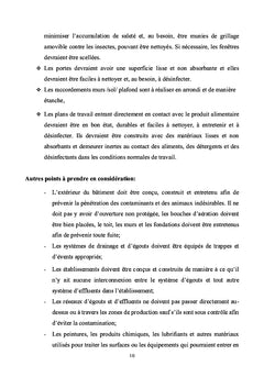 Hygiène et securite des aliments