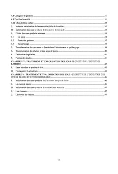 Valorisation des sous-produits des industries agro-alimentaires