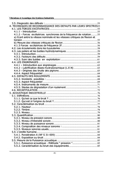 Vibrations et Acoustique des systemes Industriels