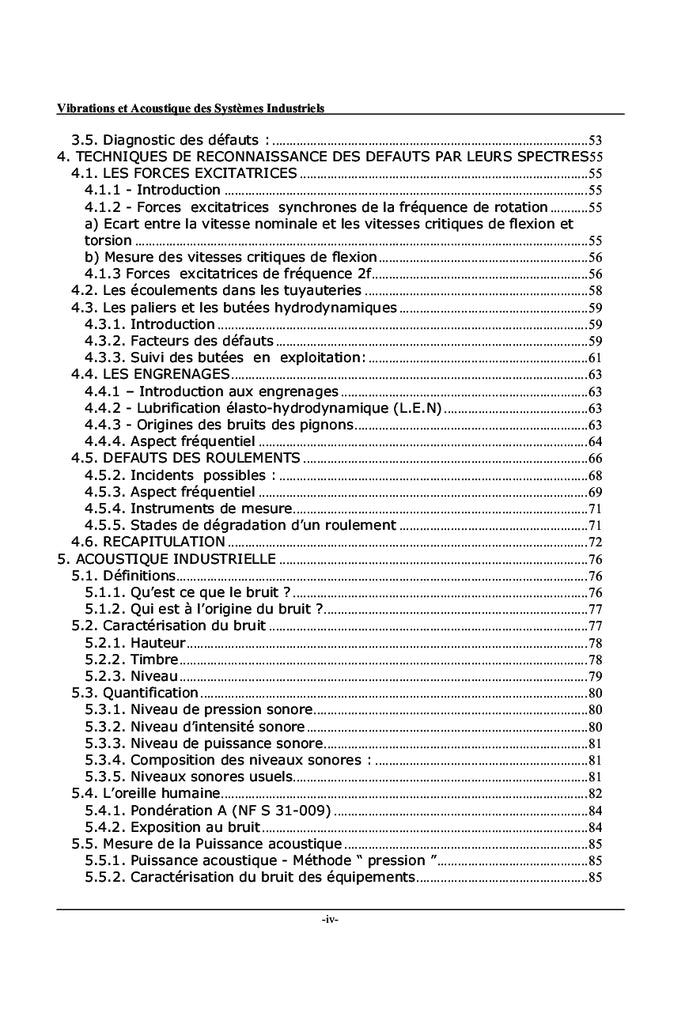 Vibrations et Acoustique des systemes Industriels