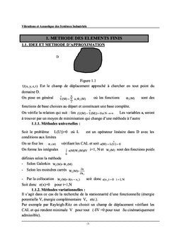 Vibrations et Acoustique des systemes Industriels