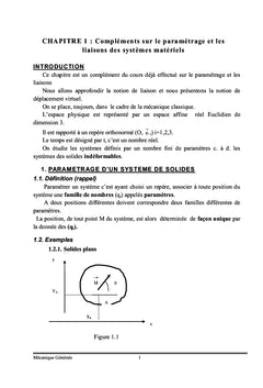Mecanique Generale