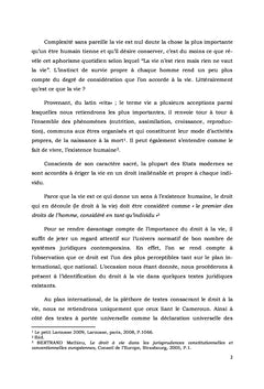 Le Droit à la vie et la prise en charge des personnes atteintes du VIH