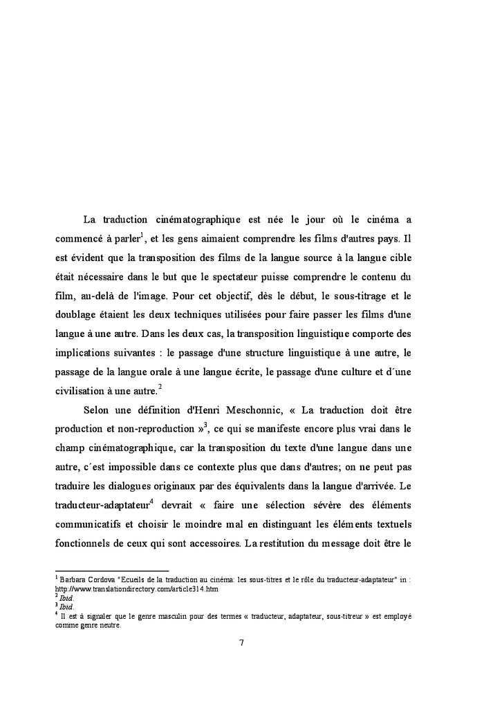 Traduction audiovisuelle: L'etude du sous-titrage selon les theories du fonctionnalisme et du Skopos
