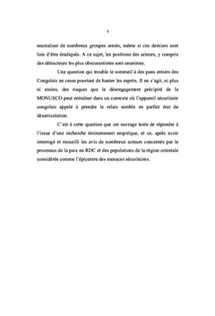 Le désengagement des Casques Bleus des Nations Unies en RD.Congo: