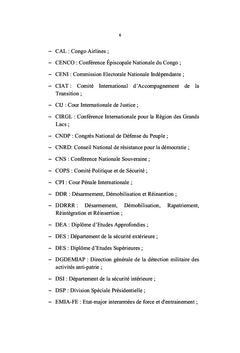 Le désengagement des Casques Bleus des Nations Unies en RD.Congo: