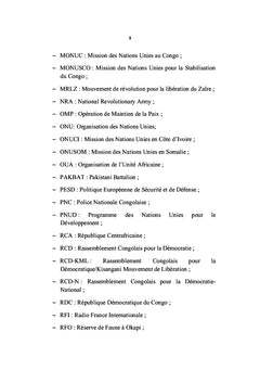 Le désengagement des Casques Bleus des Nations Unies en RD.Congo: