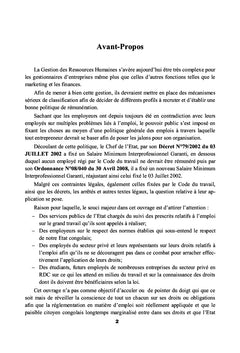 Le secteur privé en RDC et l'application des SMIG et avantages sociaux