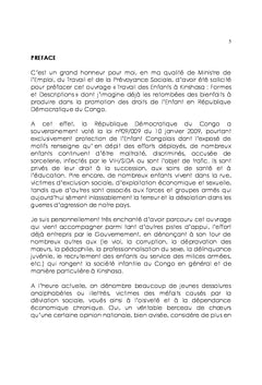 Travail des enfants à Kinshasa : Formes et descriptions